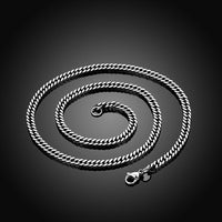 Stainless Steel Necklace Chain Curb Chain 23 Inches 3.5MM  Lobster Clasp B242