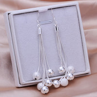 Sterling Silver Drop Dangle Chandelier Hook Earrings L17