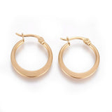Stainless Steel Hoop Earrings Hypoallergenic Earrings Ring 20x2mm 3Pairs  Z271