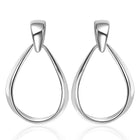 Sterling Silver Dangle Chandelier Stud Pierced Earrings L160