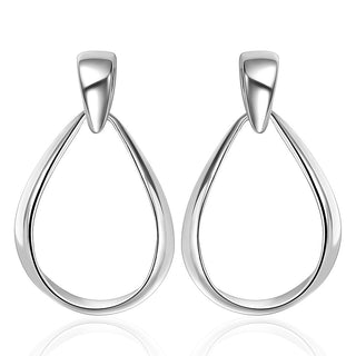 Sterling Silver Dangle Chandelier Stud Pierced Earrings L160