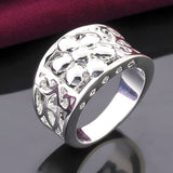 Sterling Silver Plated Fashion Ring For Women B367