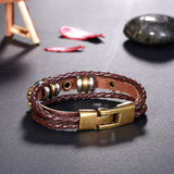 Leather Bracelet Handmade  8 Inches 16MM Hook  L489