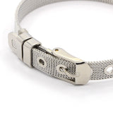 Fashionable Unisex 304 Stainless Steel Watch Band Wristband Bracelets Band P520