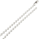Stainless Steel Pendant 23.2X41.8MM 0.92 X1.67 Inch Anchor Tag Necklace 22" B3