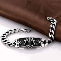 Stainless Steel Bracelet 8.5 Inches 9MM Lobster  L410