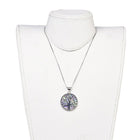 Pendant Necklace Resin 316 Stainless Steel Tree Of Life Lobster 18" Z514
