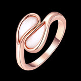 Rose Gold Plated Fashion Ring For Women B158