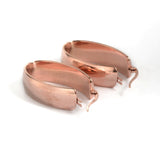 Stainless Steel Earrings Hoop Earrings Hypoallergenic Earrings Rose 1mm Z396
