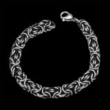 Stainless Steel Bracelet  9 Inches 7MM Lobster L423