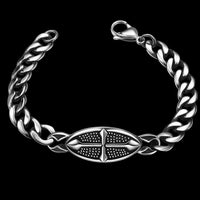 Stainless Steel Bracelet 8 Inches 8MM Lobster  L412