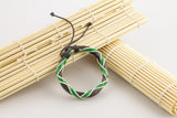 Genuine Leather Handmade Bracelet Men's Unisex Braided Wrap Tribal H171