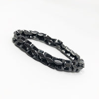 Hematite Non-Magnetic Bracelet Mens Womens Unisex Adjustable Size X29