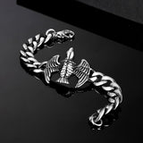 Stainless Steel Bracelet 8 Inches 11MM Lobster  L430