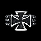 Stainless Steel Antique Gothic Biker Tribal Ring Black Men's Unisex B226