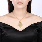 Yellow Gold Plated Necklace Pendant Drop 19 Inches 1MM Lobster Clasp B259