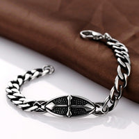 Stainless Steel Bracelet 8 Inches 8MM Lobster  L412