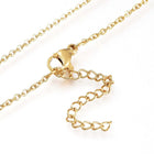 Set Pendant Necklace Earrings Stainless Steel Lobster Hamsa Fatima Gold Z780
