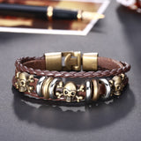 Leather Bracelet Handmade  8 Inches 16MM Hook  L489