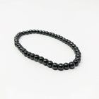 Non-magnetic Hematite Beaded Ball Stretch Bracelet Elastic  P241