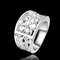 Sterling Silver Plated Fashion Ring For Women B367