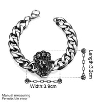 Stainless Steel Bracelet 8.5 Inches 13MM Lobster  L406