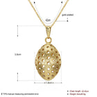 Yellow Gold Plated Necklace Pendant Drop 19 inches 1MM Lobster Clasp B287