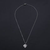 Stainless Steel Pendant Necklace Lobster Heart Silver 15.74" 40cm 1.5mm Z591