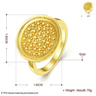 Rose Gold Platinum  Plated Fashion Ring Women B269