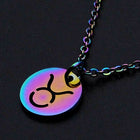 Stainless Steel Pendant Necklace Lobster Zodiac Sign Aries Adjustable 1.5mm P69