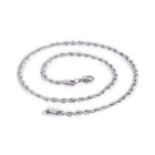 304 Stainless Steel Rope Chain Necklace Lobster Gold 18-20" 2mm  A426
