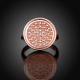 Rose Gold Platinum  Plated Fashion Ring Women B269