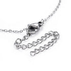 Stainless Steel Chain Lariat Necklace Lobster Infinity Cross Gold 17" 1mm A215