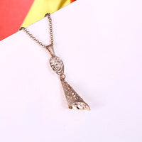 Rose Gold Plated Necklace Pendant Drop 19 Inches 1MM Lobster Clasp B298