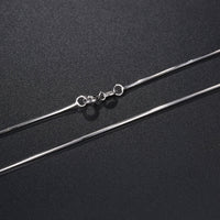 Sterling Silver Plated Necklace Chain Lobster Clasp B462