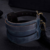 Leather Bracelet Colors 11 Inches 51MM Belt buckle  L465