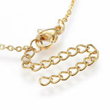 Stainless Steel Set Pendant Necklace Earring Bracelet Heart Gold Silver 17" P679