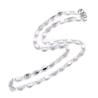 Stainless Steel Chain Necklaces Lobster Horse Eye Gold 16.61 inches 42.2cm Z554