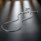 Stainless Steel Necklace Chain Snake 16-24 Inches 2MM Chain Lobster Clasp B205