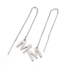 Stainless Steel Stud Earrings Earrings Ear Threads Alphabet Initial Letter Z314