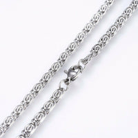 304 Stainless Steel Lumachina Chain Necklaces Gold Silver 19.68" 50cm 4mm Z574