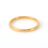 304 Stainless Steel Plain Band Rings Silver 1.5mm Z699