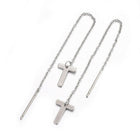 Stainless Steel Stud Earrings Earrings Ear Threads Alphabet Initial Letter Z314