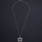Stainless Steel Pendant Necklace Lobster Clasp Turtle Gold 17.71" 1.5mm P96