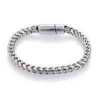 304 Stainless Steel Chain Bracelet Bayonet Clasp Gold 8.5" 6mm A107