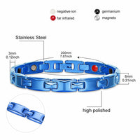 Stainless Steel Watch  Bracelet Stainless Steel Color 7.8"  A122