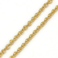 Trendy Unisex Stainless Steel Chain Necklace Lobster Clasp Gold 20.47" P115