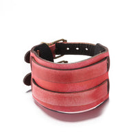 Leather Bracelet Colors 11 Inches 51MM Belt buckle  L465