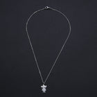 Stainless Steel Pendant Necklace Lobster Clasp Girl Silver Gold 15.7" 1.5mm P54