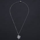 Stainless Steel Pendant Necklace Lobster Clsp Clover Silver Gold 15.7" 1.5mm P48